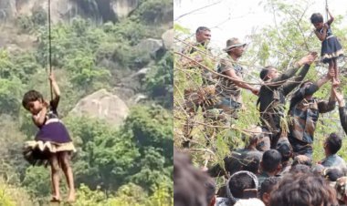 देवघर त्रिकुट पहाड़ रोप-वे हादसे में फंसे 26 श्रद्धालुओं को निकाला गया, IAF का रेस्क्यू जारी