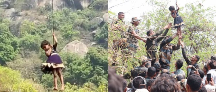 देवघर त्रिकुट पहाड़ रोप-वे हादसे में फंसे 26 श्रद्धालुओं को निकाला गया, IAF का रेस्क्यू जारी