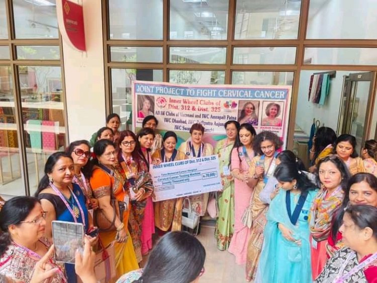 ईनर व्हील क्लब का बनारस में त्रानियल कांफ्रेंस, धनबाद की प्रसिडेंट निशि सिंह हुई शामिल