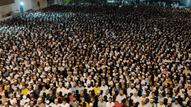 झारखंड: रांची में अमीर-ए-तबलीगी जमात के जनाजे में उमड़ी भीड़, नमाज के दौरान माहौल बिगाड़ने की कोशिश