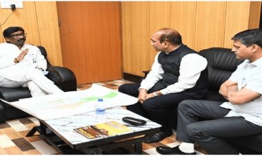 उड़ान भरने के लिए देवघर एयरपोर्ट तैयार, एयरपोर्ट अथारिटी आफ इंडिया के चेयरमैन ने की सीएम से मुलाकात