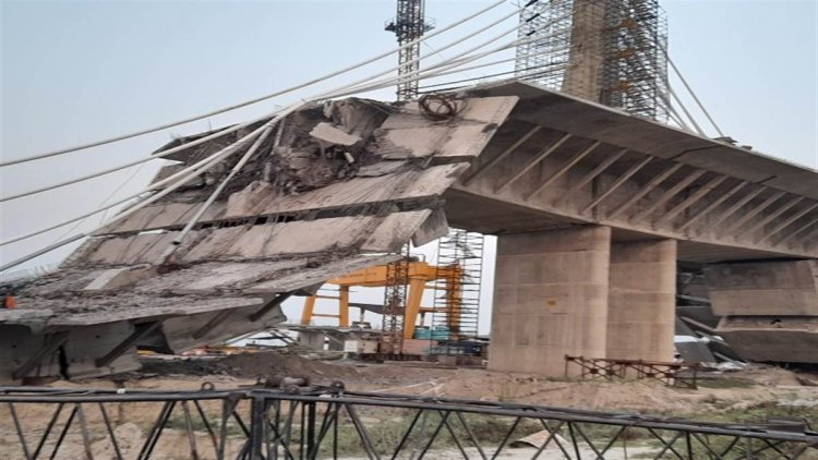 भागलपुर:सुल्तानगंज-अगुवानी पुल पर तूफान से हादसा, लोहे की राड गिरने से इंजीनियर की मौत