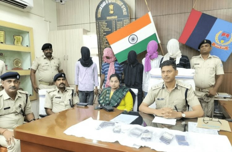 धनबाद: आजाद नगर और हाउसिंग कॉलोनी फायरिंग मामले का खुलासा, प्रिंस खान के पांच गुर्गे अरेस्ट