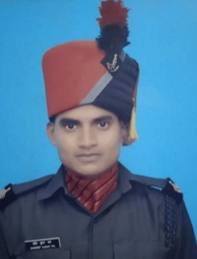 लद्दाख हादसे में हजारीबाग के आर्मी नायक संदीप कुमार पाल की मौत, एरिया में शोक की लहर   