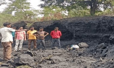 धनबाद: मधुबन वाशरी के स्लरी पौंड में इलिगल माइनिंग के दौरान मलबे में दबने से एक युवक की मौत, दो घायल