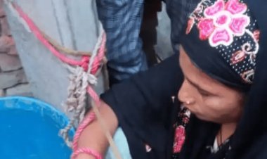 बिहार: दरभंगा में डायन का आरोप लगा महिला को पोल में बांधकर पिटाई, बाल काटे, वीडियो किया वायरल