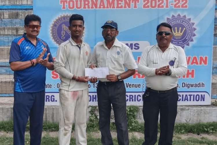 धनबाद: जिला अंडर-16 क्रिकेट टूर्नामेंट में साहिबगंज ने सरायकेला-खरसावां को हराया
