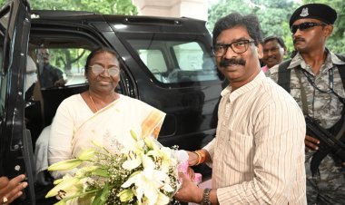 झाारखंड: शिबू  -हेमंत  से मिली द्रौपदी मुर्मू, प्रसिडेंट चुनाव में मांगा समर्थन, बंद कमरे में  हुई बातचीत