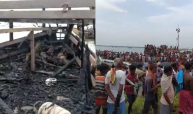 बिहार: पटना में नदी के बीच नाव पर फटा गैस सिलेंडर, बालू के माइनिंग में लगे चार मजदूर जिंदा जले