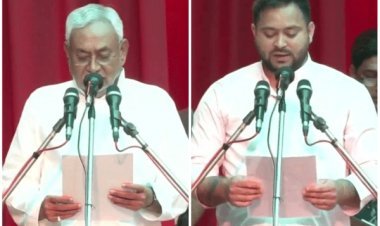बिहार में चाचा-भतीजा की  सरकार, नीतीश आठवीं बार बने CM, तेजस्वी को डिप्टी CM की जिम्मेदारी