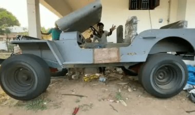 तमिलनाडु: पुरानी जीप को युवक ने बना दिया इलेक्ट्रिक गाड़ी, आनंद महिंद्रा कर सकते हैं अपने कंपनी में हायर