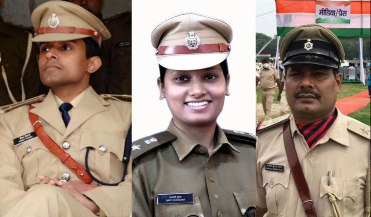 बिहार:IPS विनय तिवारी, सायली सावलाराम धूरत सहित स्टेट के साथ सात पुलिस ऑफिसर्स को मिला सेंट्ल मेडल