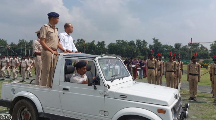 धनबाद: स्वतंत्रता दिवस 2022:रणधीर वर्मा स्टेडियम में किया गया फुल ड्रेस पूर्वाभ्यास