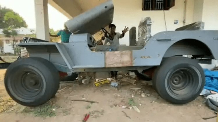 तमिलनाडु: पुरानी जीप को युवक ने बना दिया इलेक्ट्रिक गाड़ी, आनंद महिंद्रा कर सकते हैं अपने कंपनी में हायर