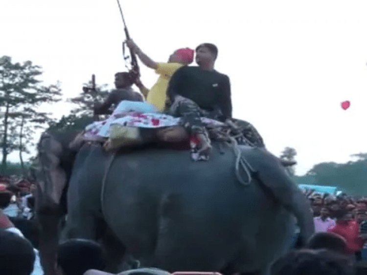 बिहार: बीजेपी MLA विनय बिहारी का हाथी पर चढ़ फायरिंग का Video वायरल, FIR दर्ज, राइफल जब्त
