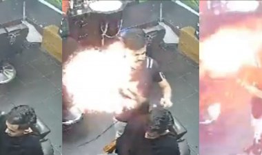 बांग्लादेश: हेयर ड्रायर में ब्लास्ट से लग गई आग, सैलून में बाल कटवाने के दौरान बड़ा हादसा