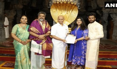 तिरुपति बाला जी मंदिर को मुस्लिम भक्त ने दान में दिए एक करोड़ रुपये