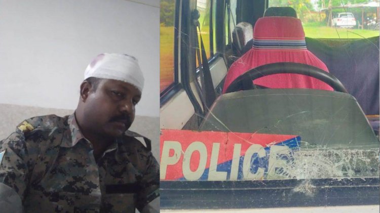 झारखंड: चतरा में शराबियों ने पुलिस टीम पर किया हमला, एक कांस्टेबल जख्मी, गाड़ी क्षतिग्रस्त
