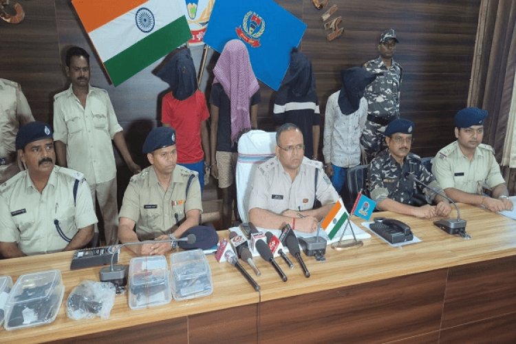 झारखंड: गिरिडीह में प्रतिबंधित संगठन एनएसपीएम के पांच क्रिमिनलों को पुलिस ने किया अरेस्ट, आर्म्स बरामद