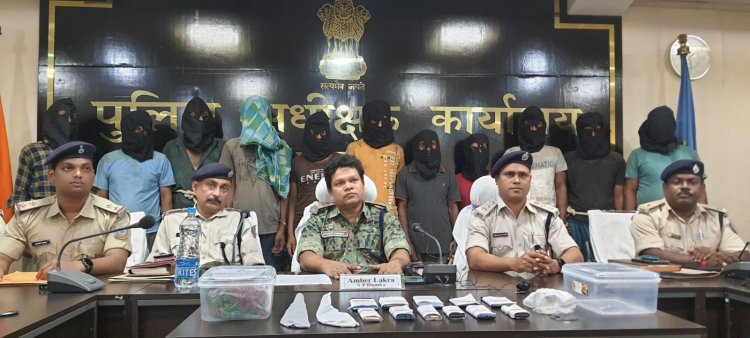 झारखंड: दुमका में पाइप चुराने वाले बंगाल-बिहार के 11 क्रिमिनल अरेस्ट
