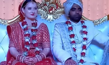 Helen- Amitblove story: इंग्लैंड की दुल्हनियां पहुंची गांव, लोगों ने खूब किया स्वागत 