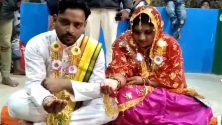 गोड्डा की मुस्लिम युवती ने हिंदू लड़के से मंदिर में रचाई शादी, मुस्कान ने भागलपुर में अपनाया सनातन धर्म
