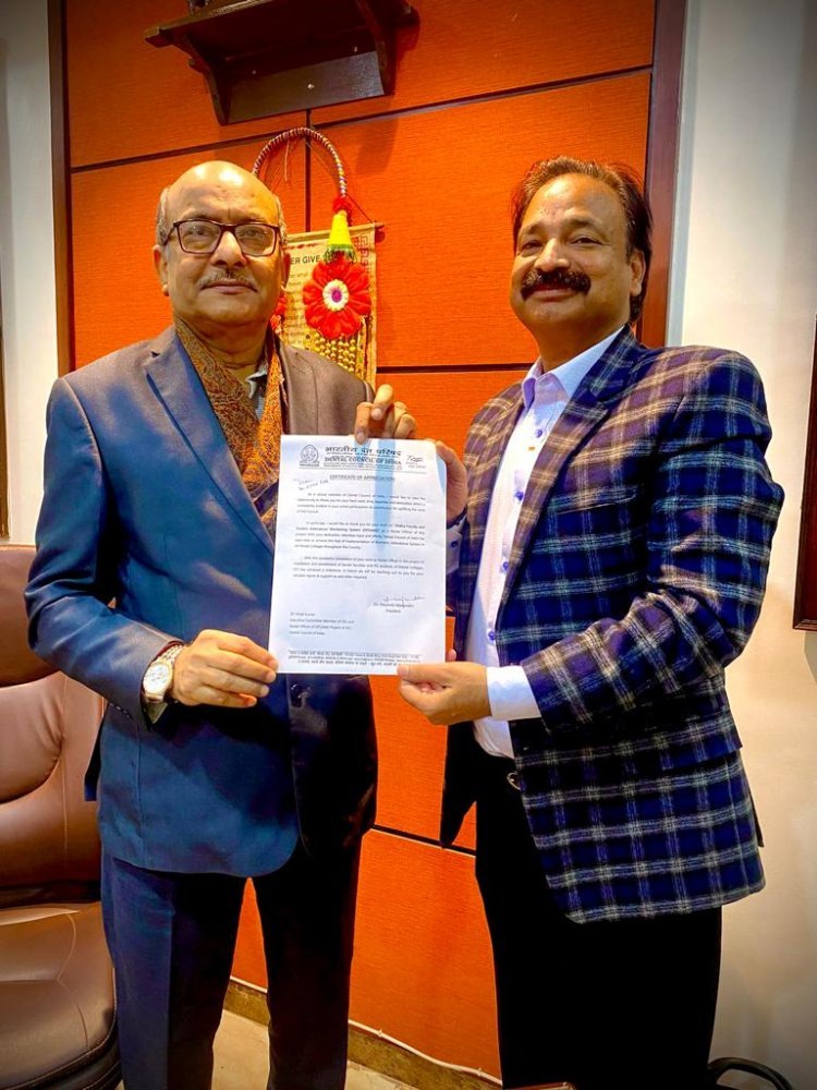 देश के सभी 316 डेंटल कॉलेजों में बायोमेट्रिक उपस्थिति प्रणाली चालू किया जाना ऐतिहासिक: डॉ विवेक कुमार