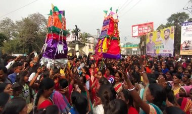धनबाद: डहरे टुसू पर शहर में निकली भव्य शोभायात्रा, दिखी कुड़माली संस्कृसति की झलक