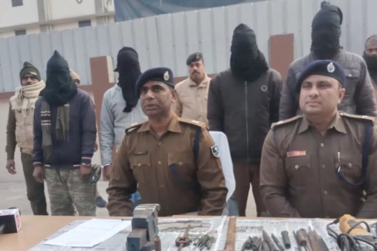 पटना: नौतबपुर में हथियार, मिनी गन फैक्ट्री का भंडाफोड़, चार अरेस्ट