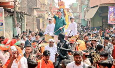 Bihar: महाशिवरात्रि पर सेंट्रल मिनिस्टर नित्यानंद राय बने भोले बाबा के गाड़ीवान, हांकी बैलगाड़ी