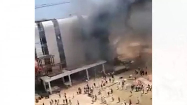 Jharkhand: देवघर एम्स हॉस्पिटल के निर्माणाधीन बिल्डिंग में लगी भीषण आग, कोई हताहत नहीं