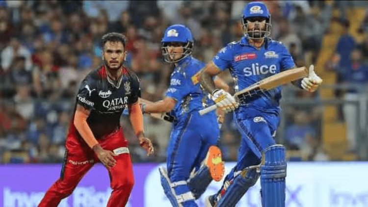 IPL2023 MI vs RCB : मुंबई इंडियंस ने रॉयल चैलेंजर बैंगलोर को छह विकेट से हराया