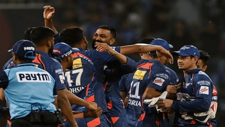 IPL 2023 LSG vs MI : लखनऊ सुपर जायंट्स ने मुंबई इंडियंस को पांच रन से हराया