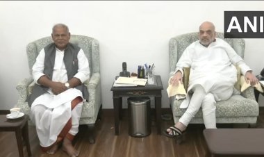 Bihar: NDA में शामिल हुई 'हम', जीतन राम मांझी ने की अमित शाह से मुलाकात 