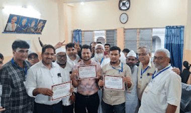 Dhanbad: अजय नारायण लाल बने पुराना बाजार चेंबर ऑफ कॉमर्स के प्रसिडेंट