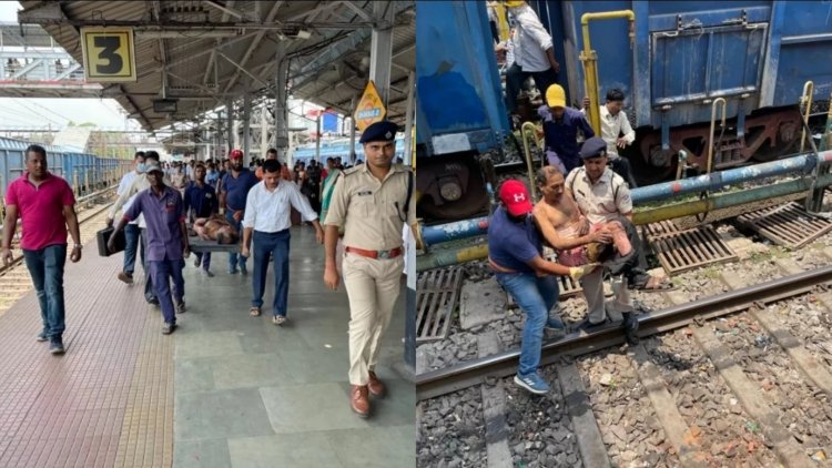 Dhanbad: धनबाद स्टेशन के फुट ओवरब्रिज से लगाई छलांग, ओवरहेड तार पर गिरने से झुलसा