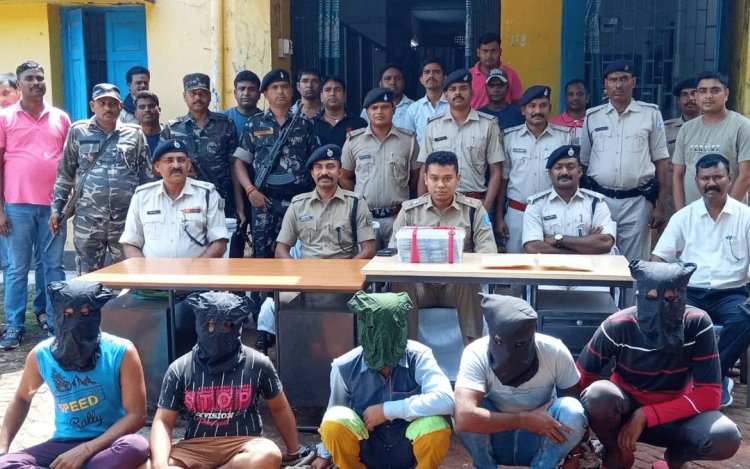 Jamtara : 16 लाख कैश के साथ पांच साइबर क्रिमिनल अरेस्ट, करोड़ों की संपत्ति जब्ती के लिए ED को भेजी जायेगी रिपोर्ट 