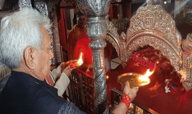 Bihar : "कश्मीर से आतंकवाद का नामोनिशान मिटाकर ही लौटूंगा": मनोज सिन्हा 