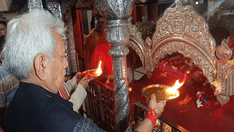 Bihar : "कश्मीर से आतंकवाद का नामोनिशान मिटाकर ही लौटूंगा": मनोज सिन्हा