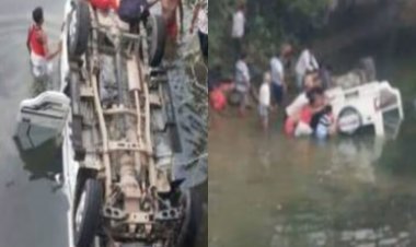 Jharkhand : देवघर में बड़ा हादसा, अनकंट्रोल होकर अजय बराज नहर में गिरी बोलेरो, पांच की मौत