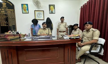 Dhanbad: बाइक चोर गैंग का खुलासा, पुलिस ने दो को किया अरेस्ट, सात बाइक जब्त