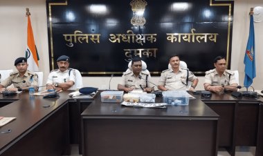 Jharkhand: दुमका में इंटरस्टेट वैकिल चोर गैंग के बड़े नेटवर्क का खुलासा, पांच कार के साथ छह क्रिमिनल अरेस्ट
