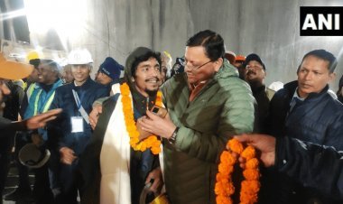 Uttarakhand Tunnel Rescue : मौत को मात देकर 17वें दिन सुरक्षित बाहर निकले 41मजदूर