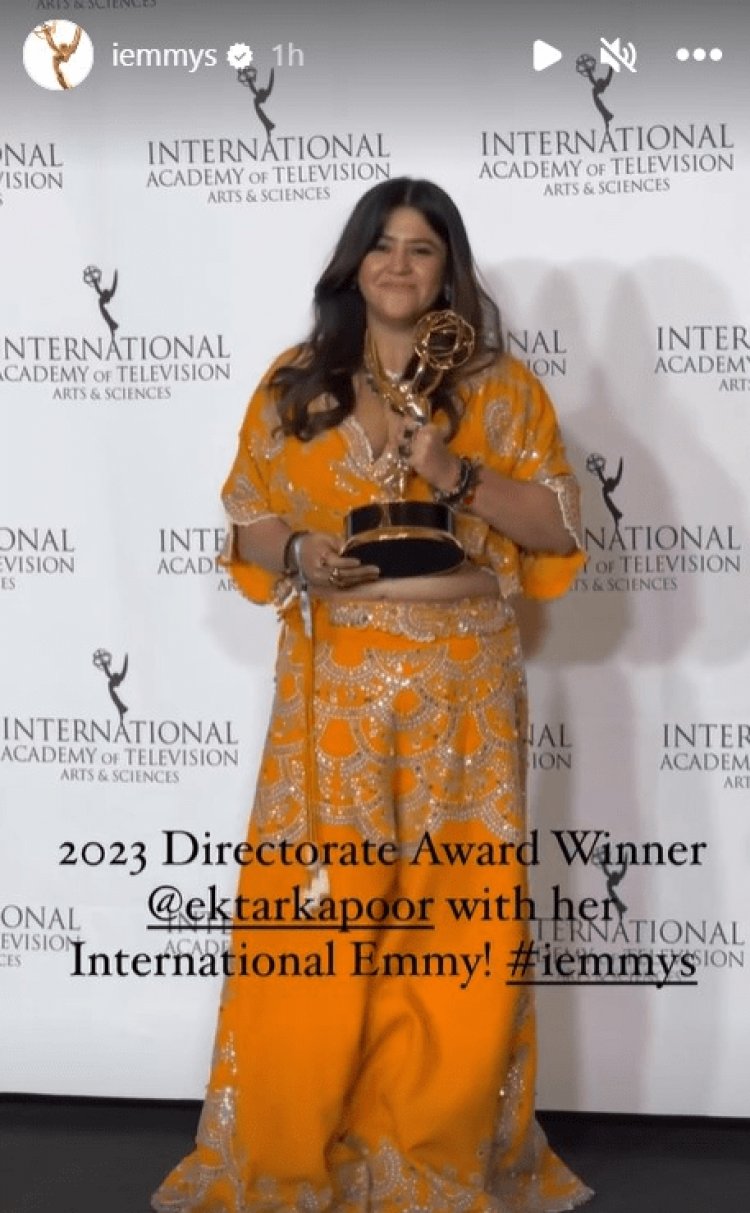 Emmy Awards 2023: एकता कपूर को मिला एमी अवॉर्ड, वीर दास को बेस्ट कॉमेडी के लिए नॉमिनेट