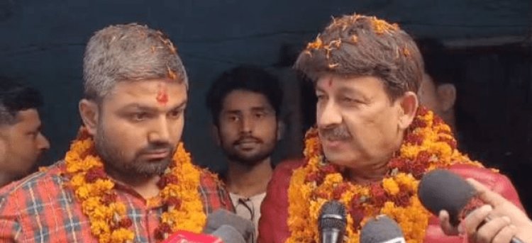 Manish Kashyap: BJP MP मनोज तिवारी ने की मनीष कश्यप से मुलाकात, यूट्यूबर के गांव में हुआ भव्य स्वागत