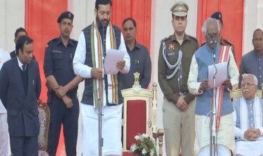 Haryana: नायब सैनी बने हरियाणा के सीएम, पांच मंत्रियों ने शपथ ली