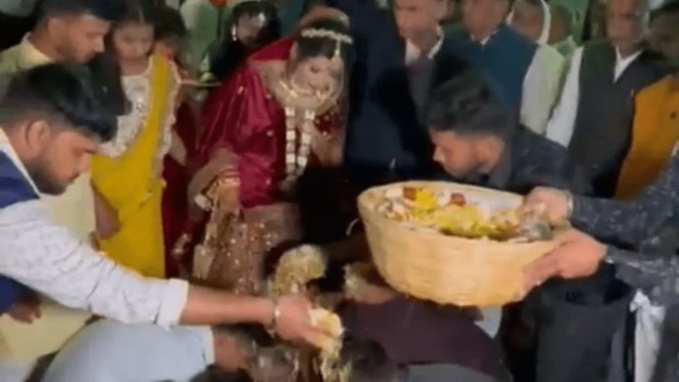 बहन को शादी में शहीद भाई की नहीं खलने दी कमी ! एयरफोर्स कमांडो ने हथेलियों पर पैर रखवा किया ससुराल विदा