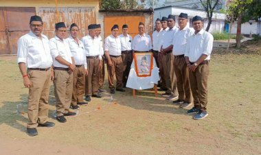 Dhanbad: RSS द्वारा हिन्दु नववर्ष मनाया गया