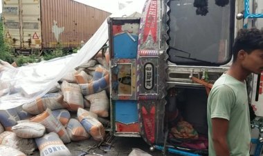 Bihar : गोपालगंज में चलती कार पर पलटा सीमेंट लदा ट्रक, महिला पुलिस सब इंस्पेक्टर व ड्राइवर की मौत