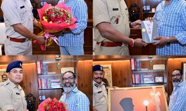 Jharkhand : CM हेमंत सोरेन से नव पदस्थापित DC, IG, DIG व SP ने की मुलाकात